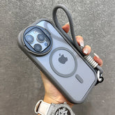 Magnetic Acrylic Case with Strap for iPhone